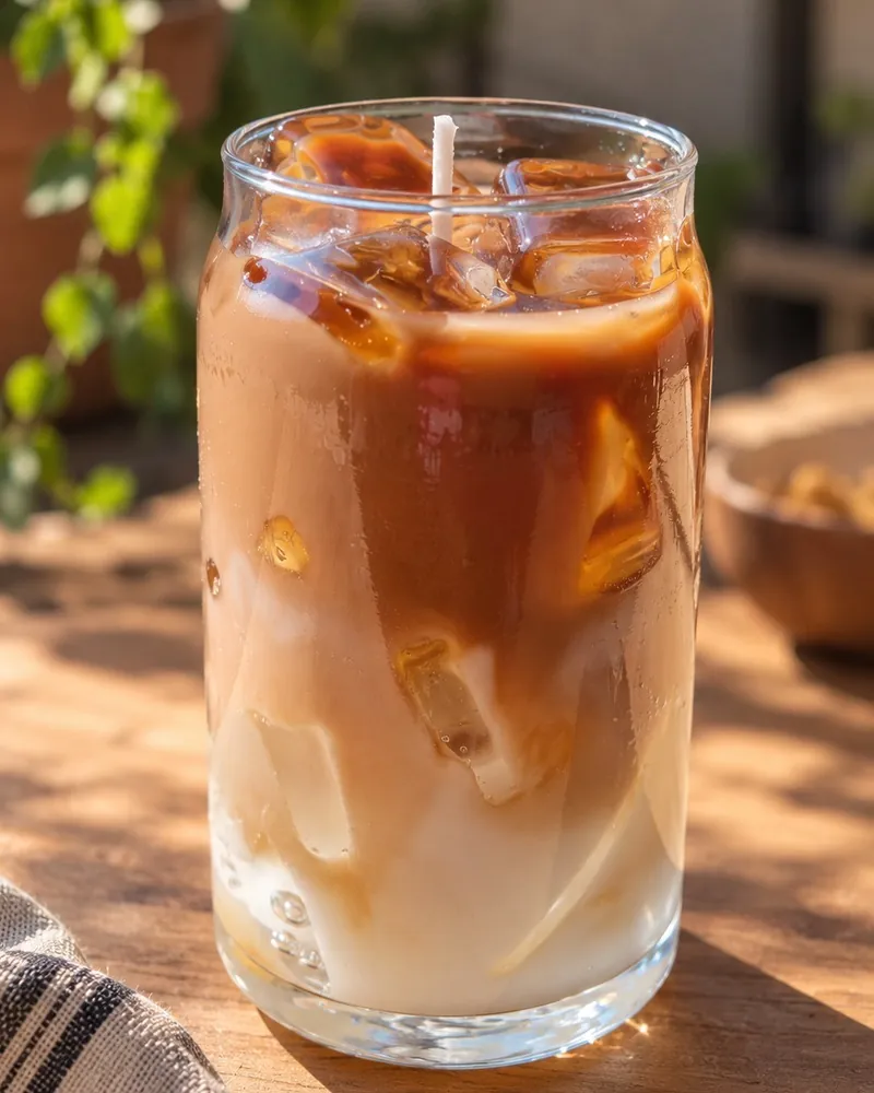 Iced Latte Candle pronta